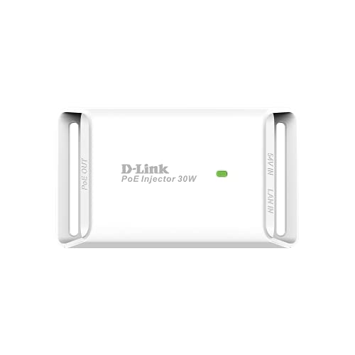 D-Link PoE Injector Adapter 1 Port Gigabit Power Over Ethernet DC Powers IP Camera, Access - Image 2